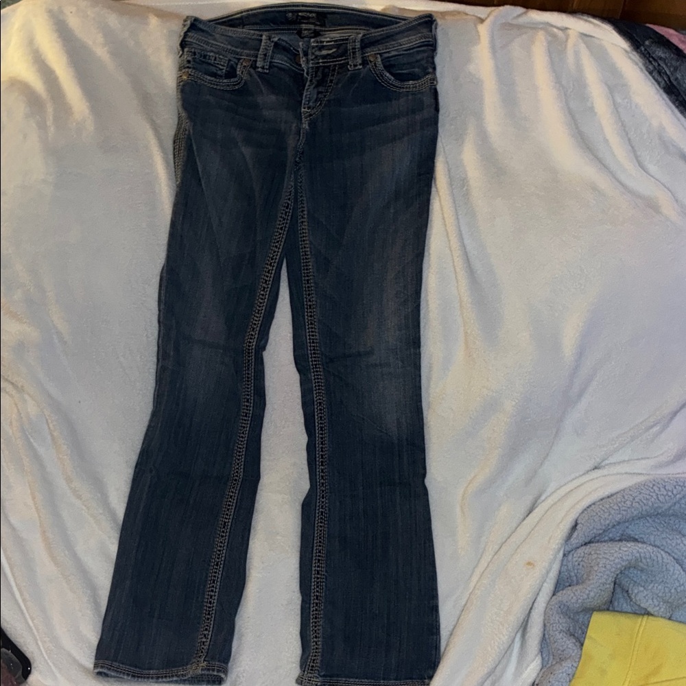 Silver Jeans Dark Blue Flare Jeans